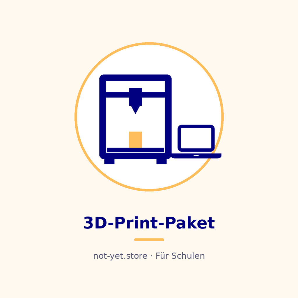 Pack impression 3D pour les écoles, complet avec ordinateurs et matériel didactique