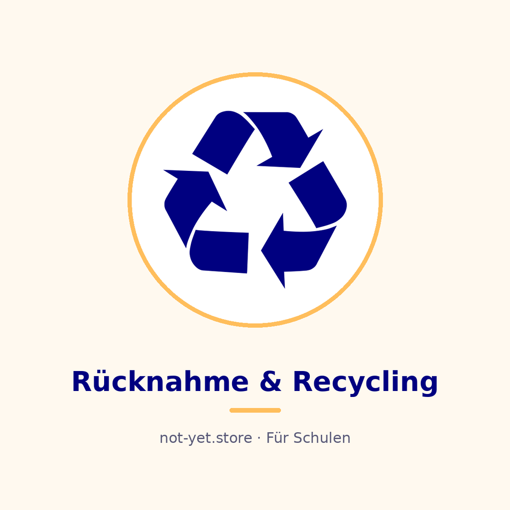 Take-back and recycling of old school devices (credit)