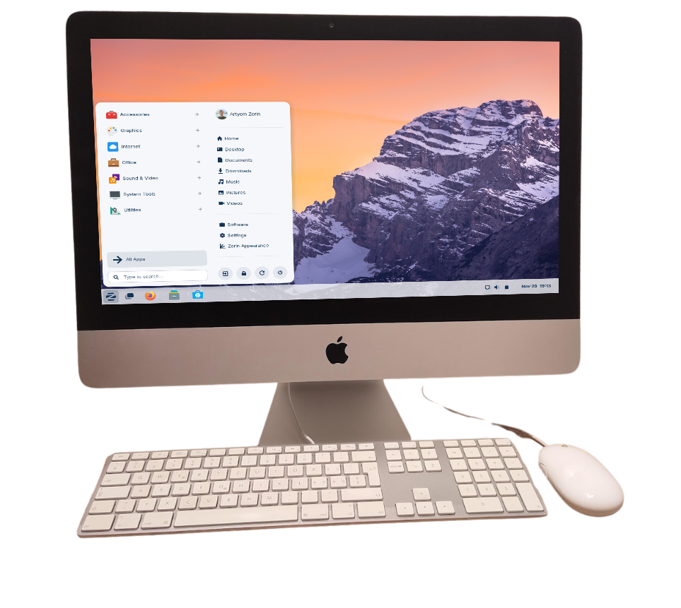 iMac 21,5" refurbished mit Zorin OS Education A-Zustand